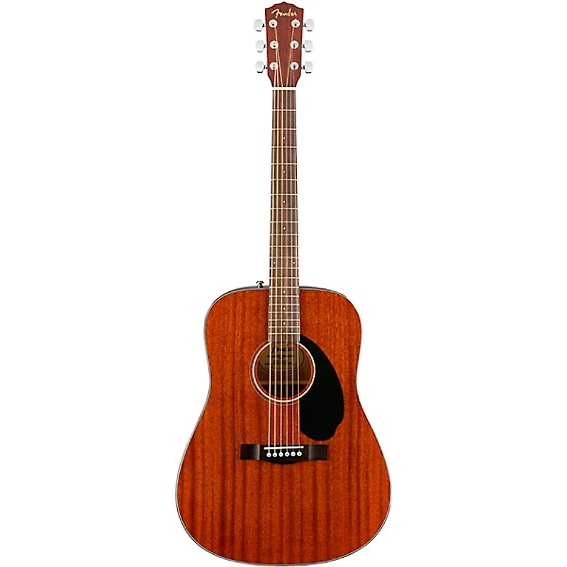 Fender CD-60S All-Mahogany Dreadnought Acoustic Guitar - Natural