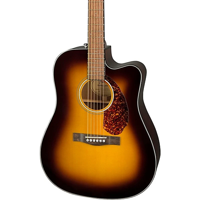 Fender CD-140SCE Dreadnought Acoustic-Electric Guitar With Case