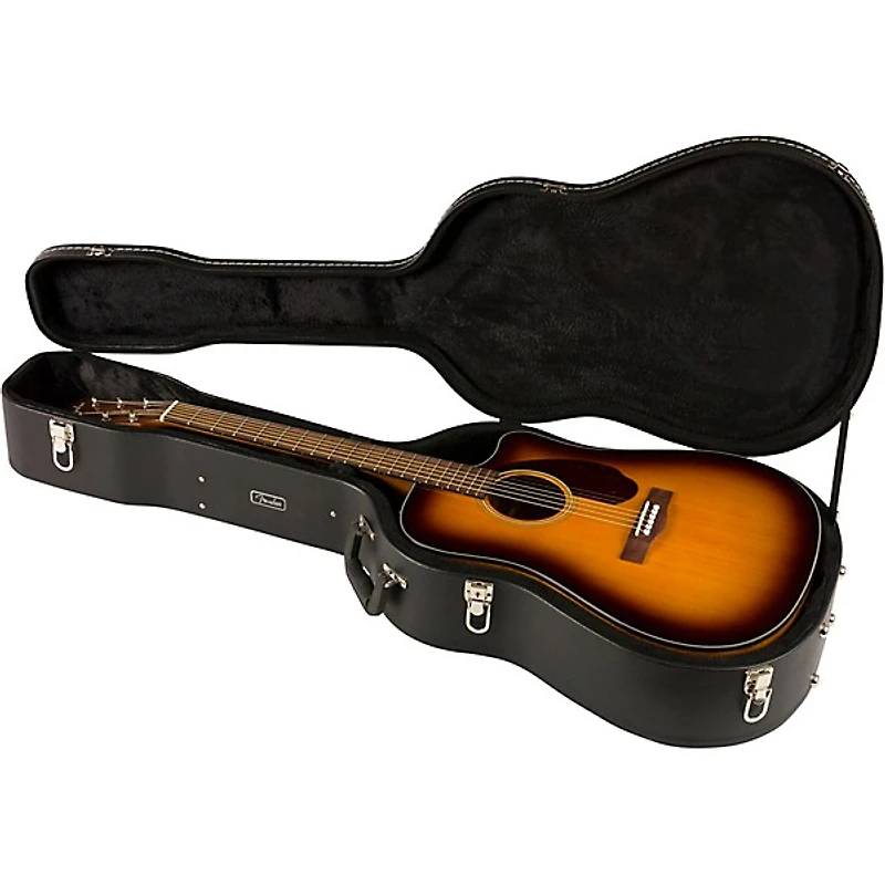 Fender CD-140SCE Dreadnought Acoustic-Electric Guitar With Case