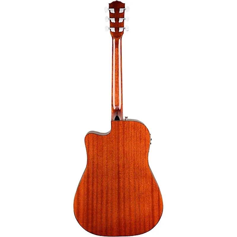 Fender CD-140SCE All-Mahogany Dreadnought Acoustic-Electric Guitar with Case Mahogany