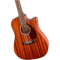 Fender CD-140SCE All-Mahogany Dreadnought Acoustic-Electric Guitar with Case Mahogany