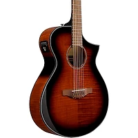 Ibanez AEWC400 Comfort Acoustic-Electric Guitar Amber Sunburst