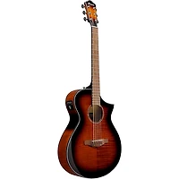 Ibanez AEWC400 Comfort Acoustic-Electric Guitar Amber Sunburst