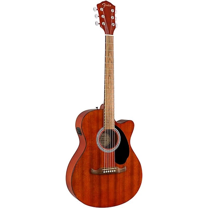 Fender FA-135CE All-Mahogany Concert Acoustic-Electric Guitar Mahogany