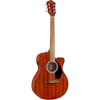 Fender FA-135CE All-Mahogany Concert Acoustic-Electric Guitar Mahogany