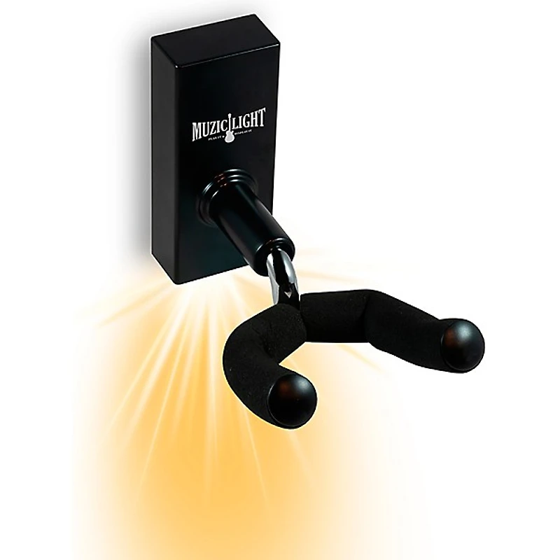 MuzicLight Guitar Wall Hanger - White