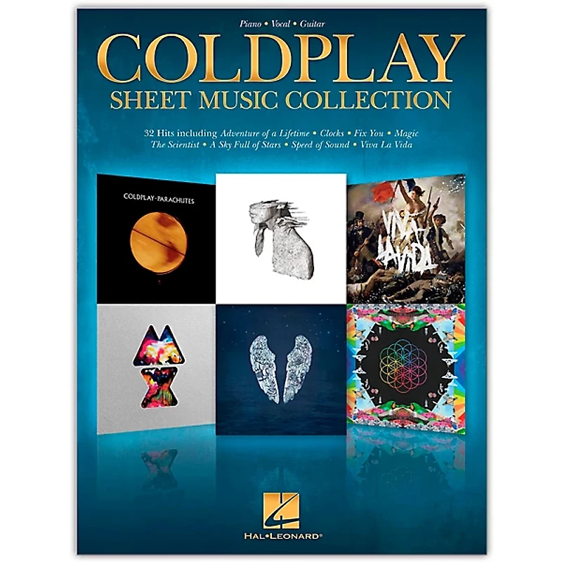 Hal Leonard Coldplay Sheet Music Collection Piano/Vocal/Guitar Songbook