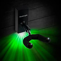 MuzicLight Guitar Wall Hanger - Green