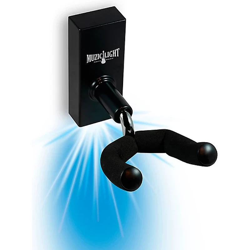 MuzicLight Guitar Wall Hanger - Blue