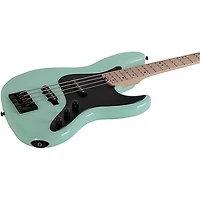 Schecter Guitar Research J-4 Maple Fingerboard Bass Sea Foam Green Black Pickguard