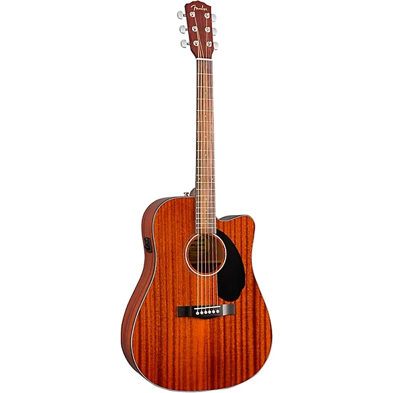 Fender CD-60SCE Dreadnought All-Mahogany Acoustic-Electric Guitar Natural