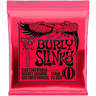 Ernie Ball 2226 Burly Slinky Nickel Wound Electric Guitar Strings (11-52)