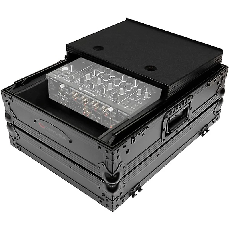 Odyssey FZGS12MX1XDBL Black Label Low Profile Glide Style Series Universal 12" Format DJ Mixer Case