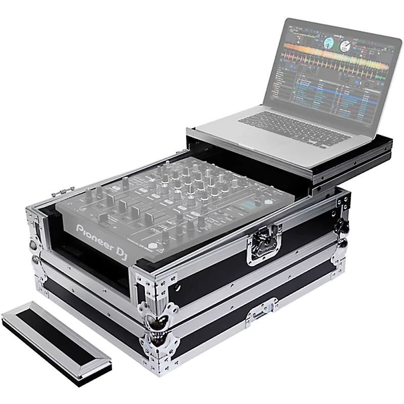 Odyssey FZGS12MX1XD Flight Zone Low Profile Glide Style Series Universal 12" Format DJ Mixer Case