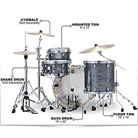 TAMA Starclassic Walnut/Birch -Piece Shell Pack With 22" Bass Drum