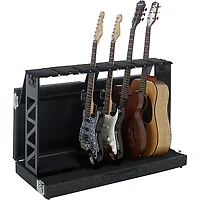 Gator GTRSTD6 Compact Rack Style Six (6) Guitar Stand that Folds Into Case