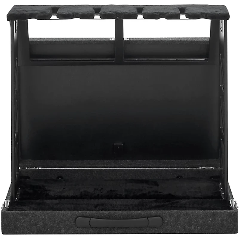 Gator GTRSTD4 Compact Rack Style Four (4) Guitar Stand that Folds Into Case