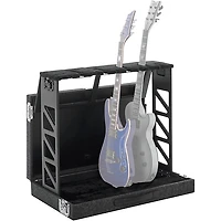 Gator GTRSTD4 Compact Rack Style Four (4) Guitar Stand that Folds Into Case