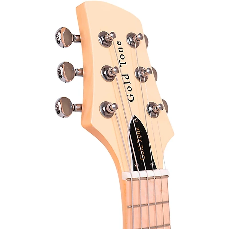 Gold Tone GME-6 Electric Solidbody 6-String Mando Guitar Cream Gloss