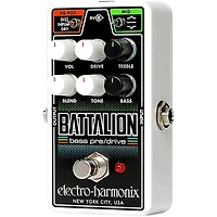 Electro-Harmonix Nano Battalion Bass Preamp & Overdrive Effects Pedal