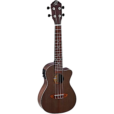 Ortega RUDAWN Earth Series Concert Ukulele Transparent Tequila Sunburst