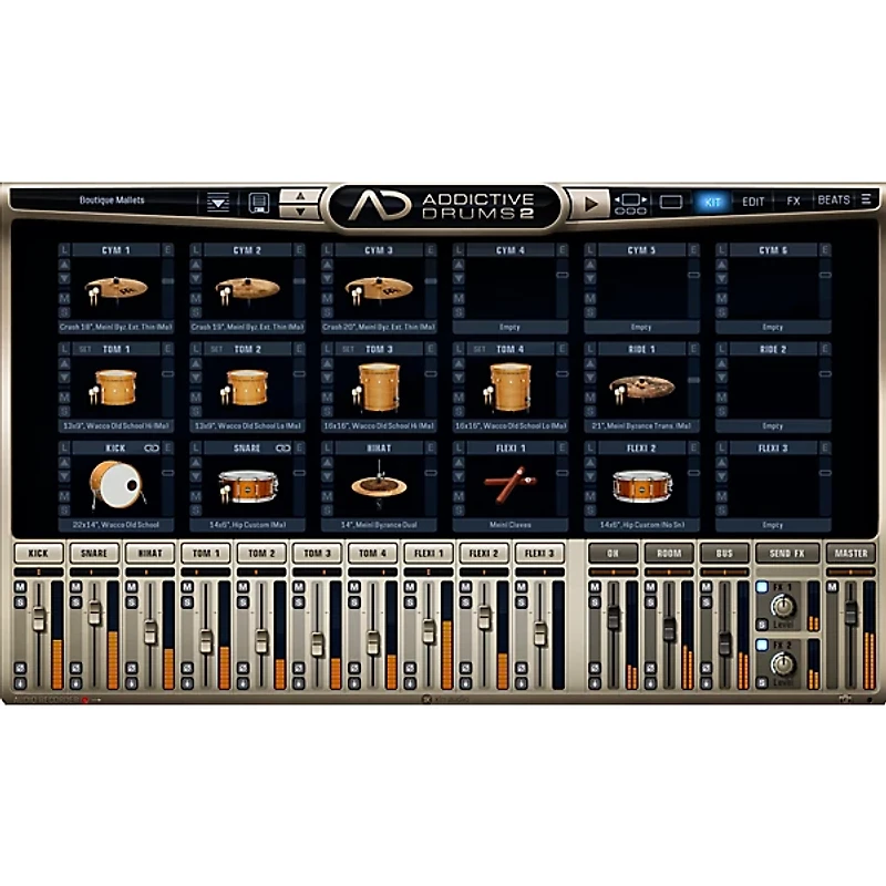 XLN Audio Addictive Drums 2: Boutique Mallets ADPaks