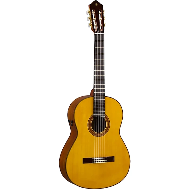 Yamaha CG-TA TransAcoustic Nylon-String Acoustic-Electric Guitar Gloss Natural
