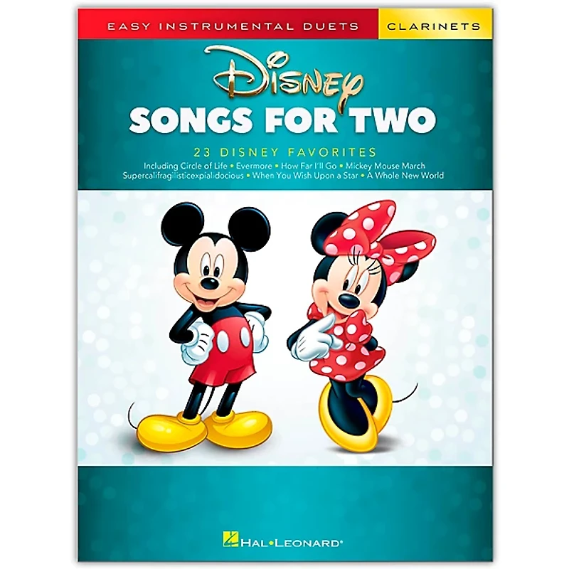 Hal Leonard Disney Songs for Two Clarinets - Easy Instrumental Duets Series Songbook