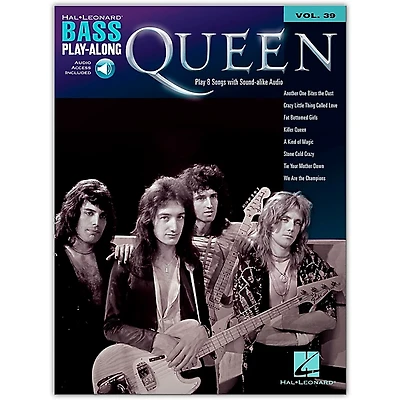Hal Leonard Queen Bass Play-Along Volume 39 Book/Audio Online