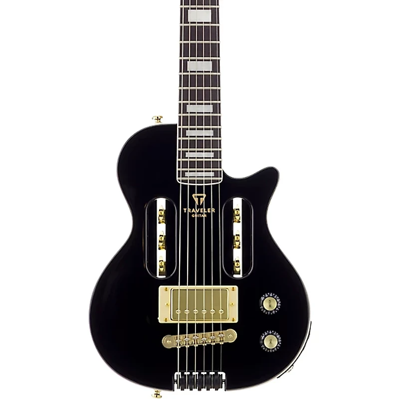 Traveler Guitar EG-1 Custom Electric Travel Guitar - Gloss Black