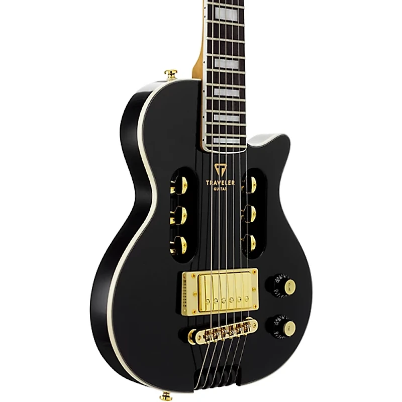 Traveler Guitar EG-1 Custom Electric Travel Guitar - Gloss Black