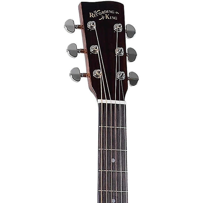 Recording King RD-G6-CFE5 Solid Top Dreadnought Cutaway Acoustic-Electric Guitar Natural