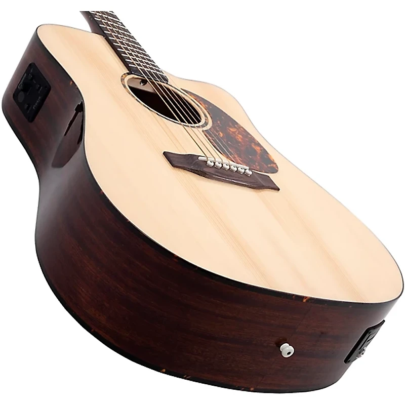 Recording King RD-G6-CFE5 Solid Top Dreadnought Cutaway Acoustic-Electric Guitar Natural