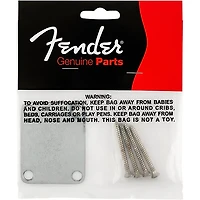 Fender Road Worn Guitar Neck Plate with Hardware