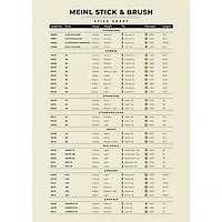 Meinl Stick & Brush Hybrid Hickory Drum Sticks