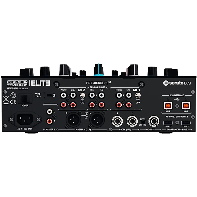 Reloop ELITE 2-Channel DVS Battle Mixer for Serato DJ Pro