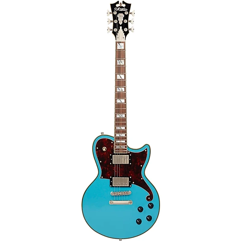 D'Angelico Deluxe Series Atlantic Brandon Niederauer Electric Guitar Sonic Blue