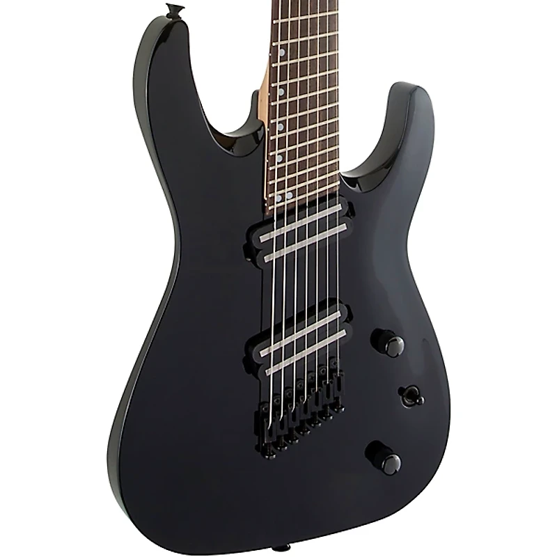 Jackson X Series Dinky Arch Top DKAF7 MS 7-String Electric Guitar Gloss Black