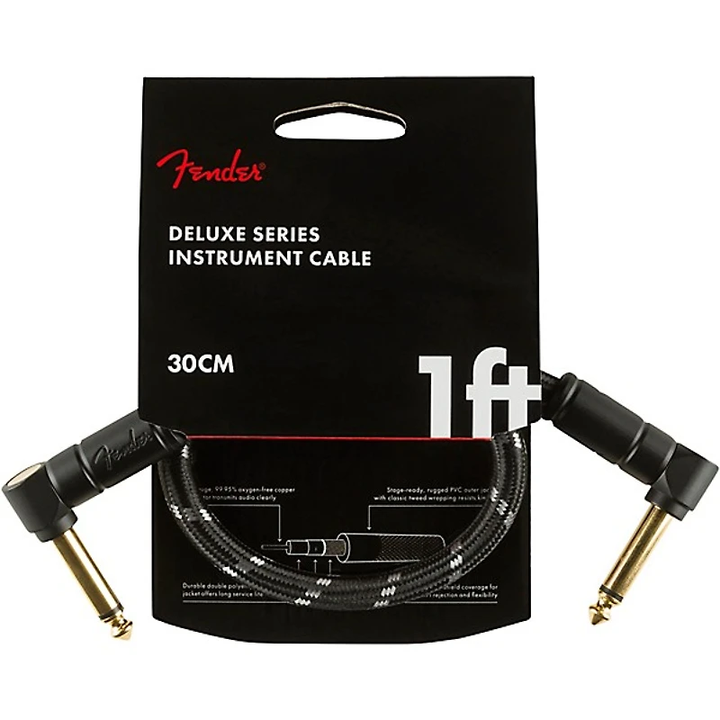 Fender Deluxe Series Angle to Angle Instrument Cable