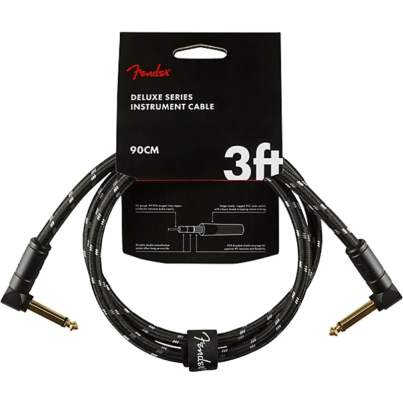 Fender Deluxe Series Angle to Angle Instrument Cable