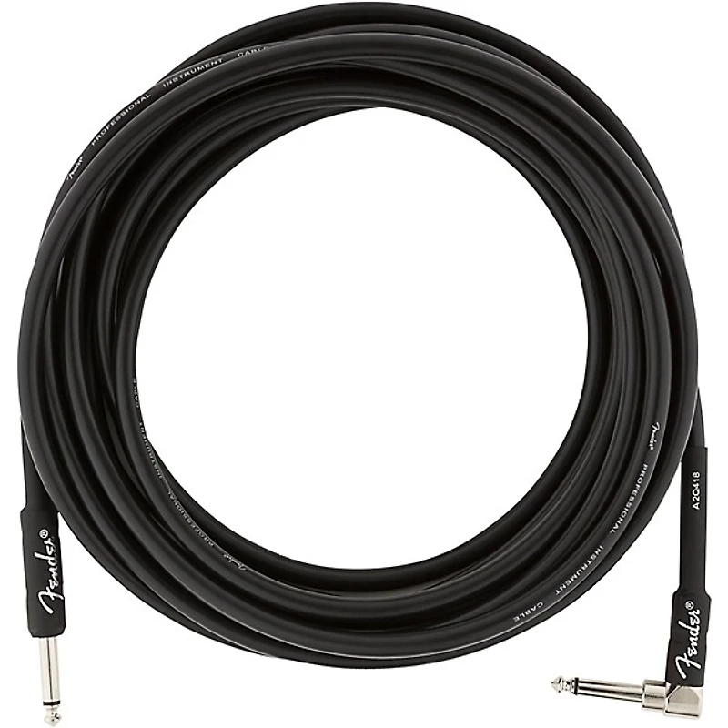 Fender Professional Series Straight to Angle Instrument Cable