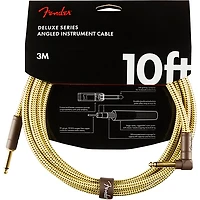 Fender Deluxe Series Straight to Angle Instrument Cable -