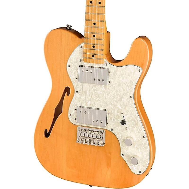 Squier Classic Vibe '70s Telecaster Thinline Maple Fingerboard Electric Guitar Natural