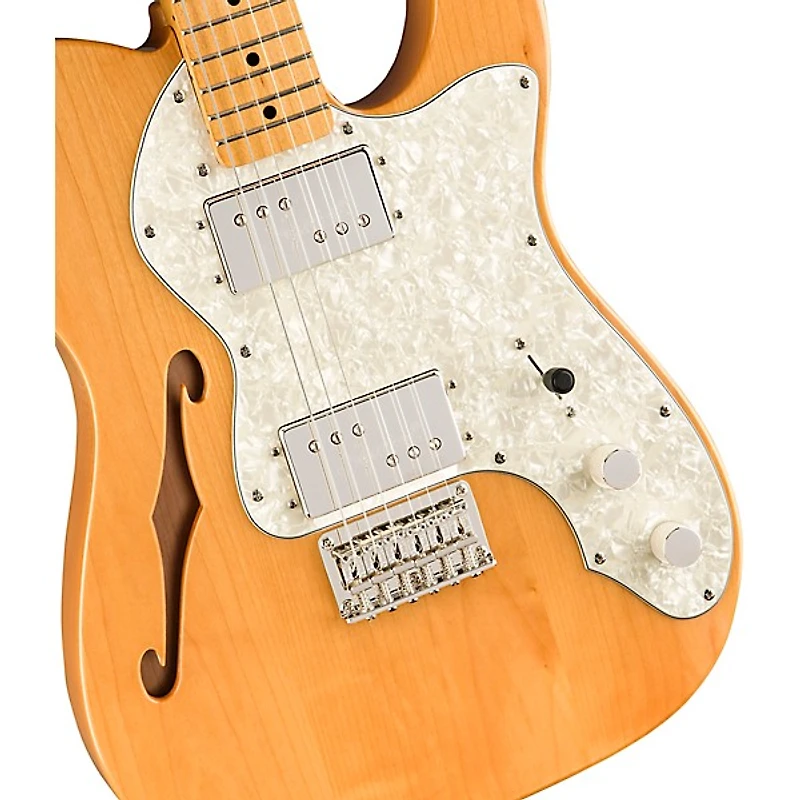 Squier Classic Vibe '70s Telecaster Thinline Maple Fingerboard Electric Guitar Natural