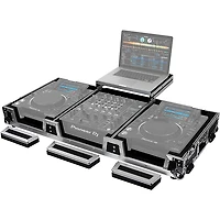 Odyssey FZGSL12CDJWR Flight Zone Universal CD/Digital Media Player DJ Coffin with Wheels