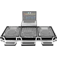 Odyssey FZGSL12CDJWR Flight Zone Universal CD/Digital Media Player DJ Coffin with Wheels