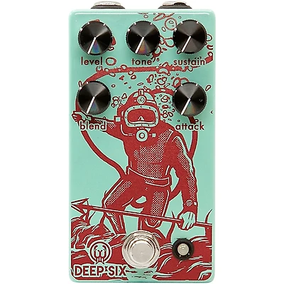 Walrus Audio Deep Six V3 Compressor Effects Pedal