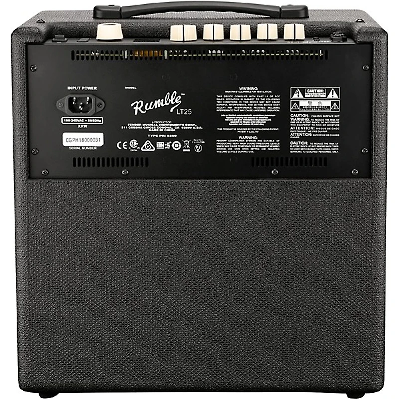 Fender Rumble LT25 25W 1x8 Bass Combo Amp Black