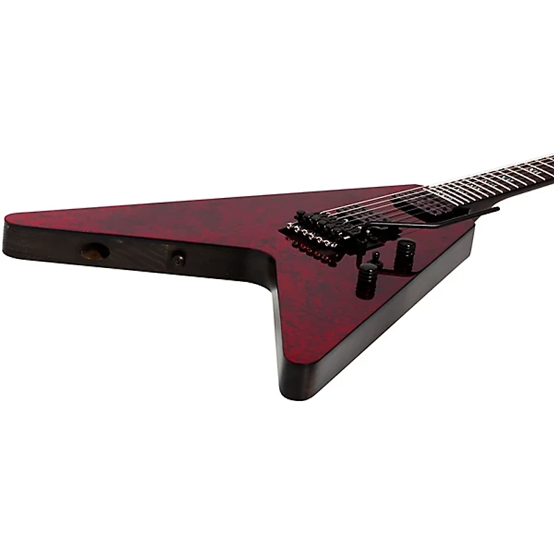 Schecter Guitar Research V-1 FR Apocalypse Electric Guitar Red Reign