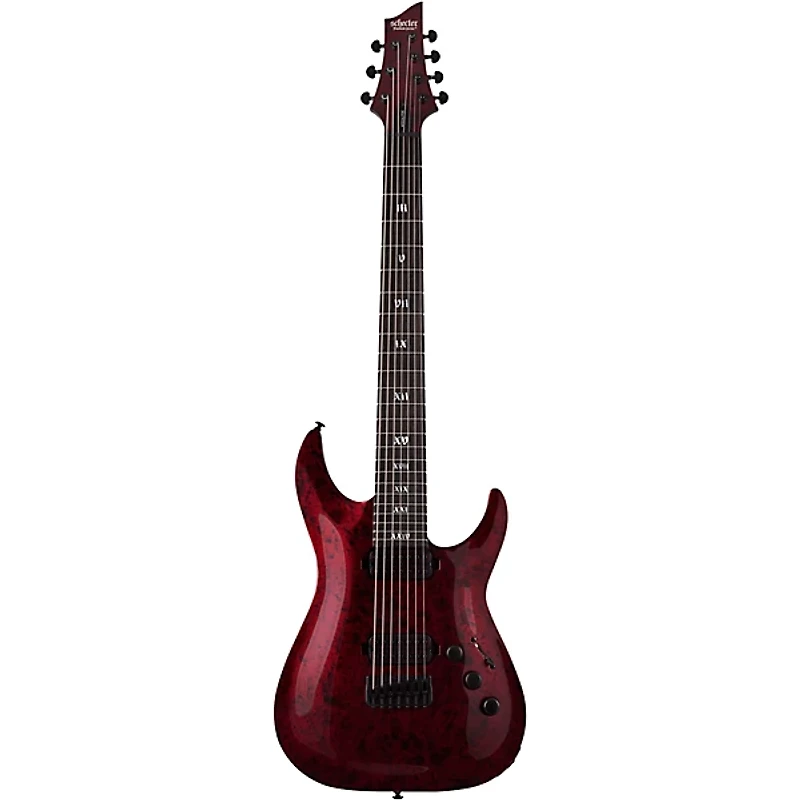 Schecter Guitar Research C-7 Apocalypse 7-String Electric Guitar Red Reign